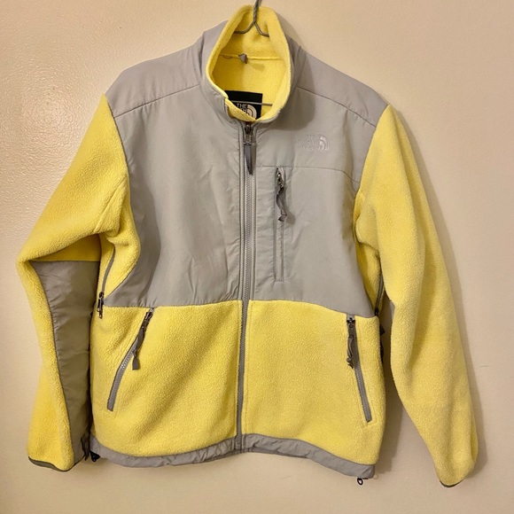 The North Face Jackets & Blazers - North Face Denali jacket yellow gray Medium
